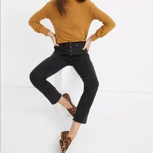 madewell Petite Stovepipe Jeans in Lunar Wash